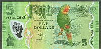 Fiji, 2013 $5 Polymer Note, GemCU